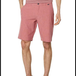 Hurley Phantom Men's Hybrid 20” Shorts Heathered Salmon Size 31